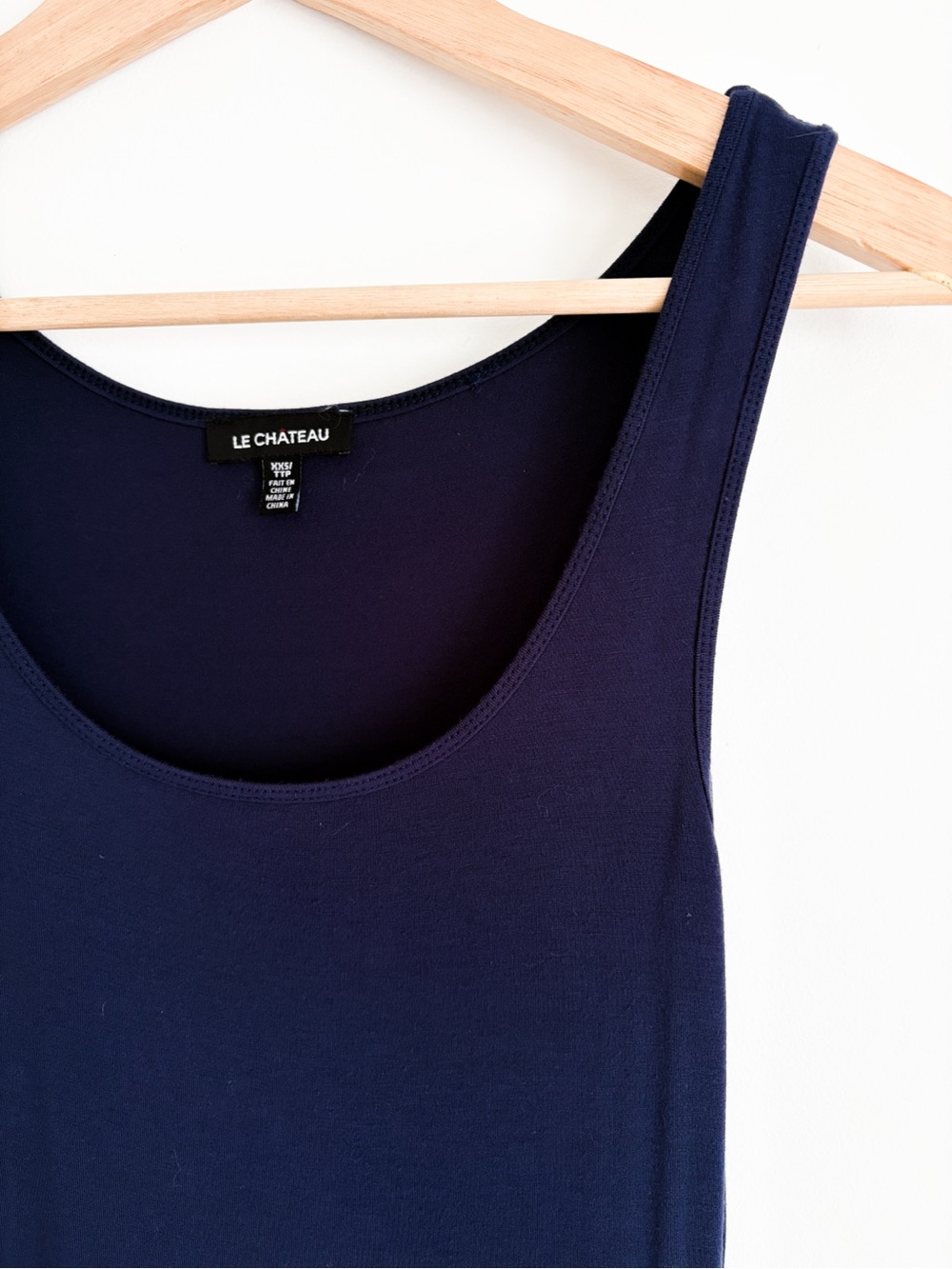 Le Château Navy Blue Bodycon Tank Dress - Size XXS - Picture 3 of 10